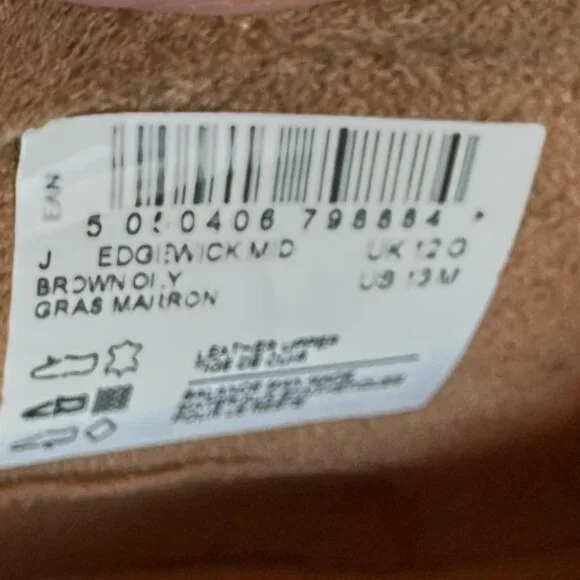 Clarks Edgewick Mid Chukka Boots Men's Size 13M Oiled Brown Leather - Picture 11 of 14